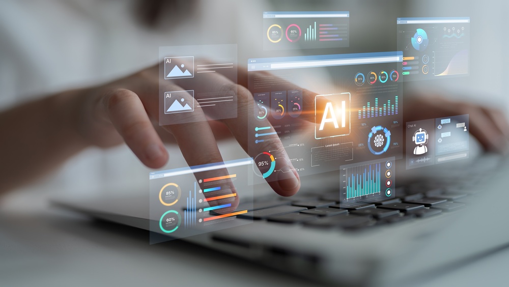ai,business,intelligence,interface,featuring,real time,ai,data,visualization,,predictive